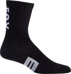 Cyklo ponožky FOX 6" Flexair Merino Black S/M Cyklo ponožky