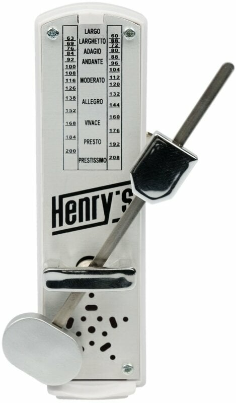 Mechanical Metronome Henry's HEMTR-1WH Mechanical Metronome