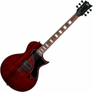 Guitare électrique ESP LTD EC-201 FT See Thru Black Cherry - 1