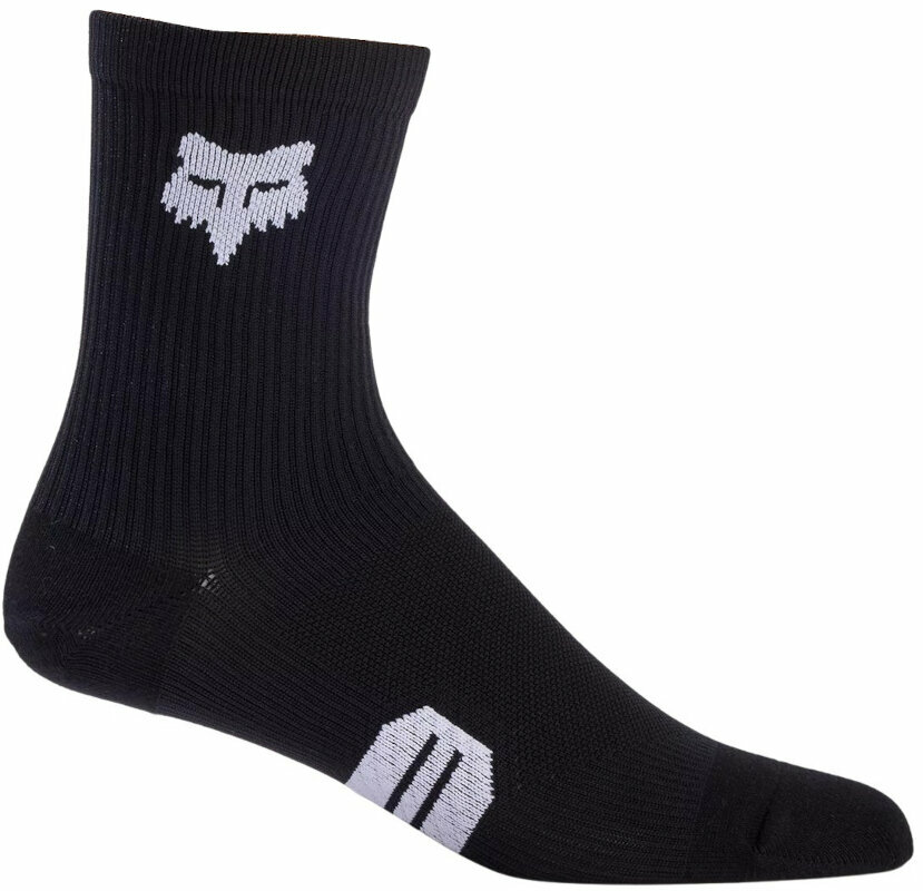 Cyklo ponožky FOX 6" Ranger Socks Black L/XL Cyklo ponožky