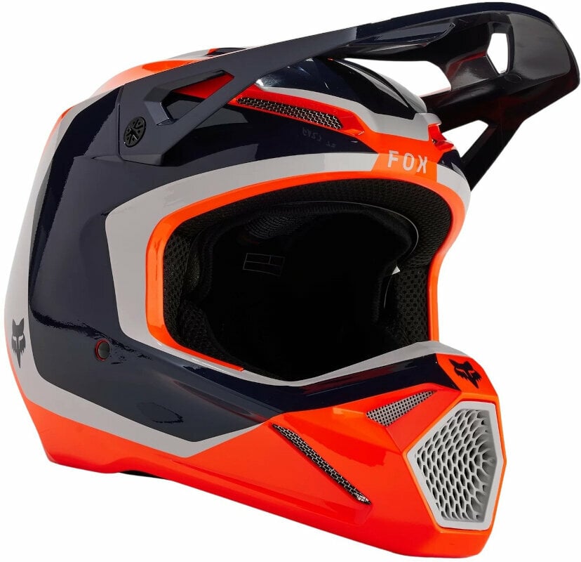 Kaciga FOX V1 Nitro Helmet Fluorescent Orange M Kaciga