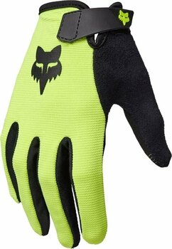 Luvas para bicicletas FOX Youth Ranger Gloves Fluorescent Yellow L Luvas para bicicletas - 1