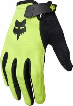 Luvas para bicicletas FOX Youth Ranger Gloves Fluorescent Yellow M Luvas para bicicletas - 1