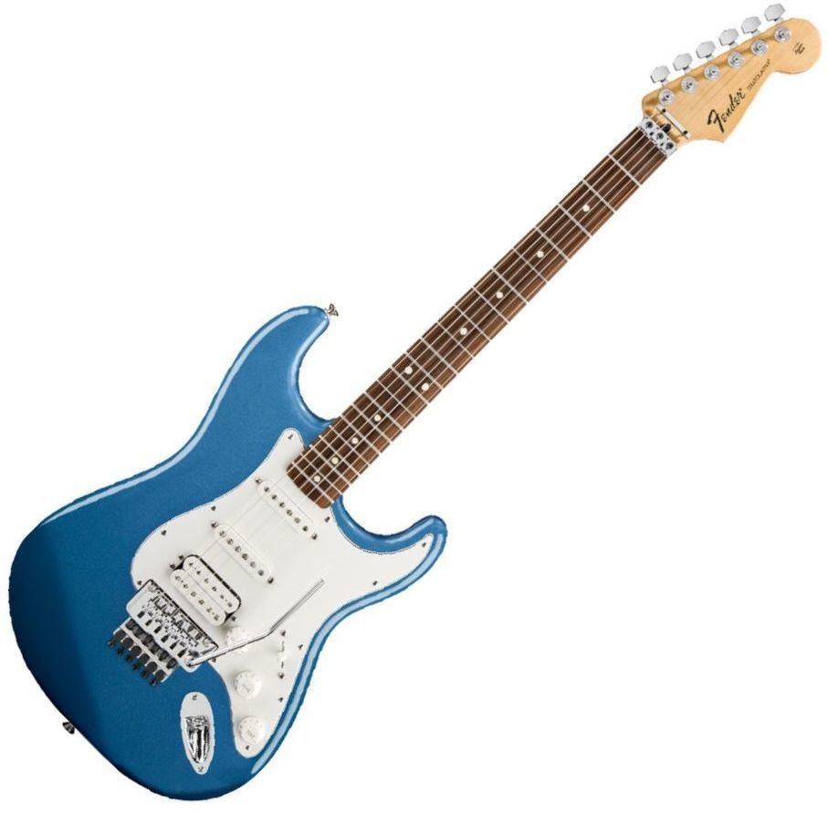 Elektrische gitaar Fender Standard Strat HSS Locking Tremolo RW Lake Placid Blue
