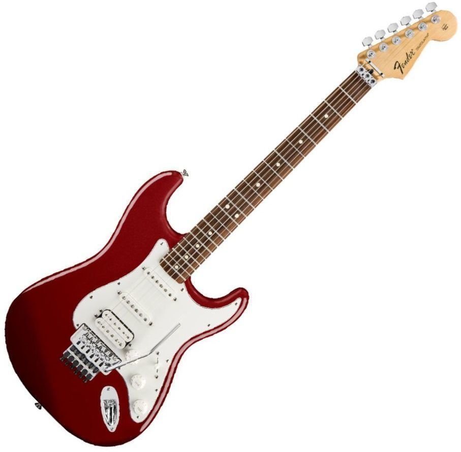 Elektrická gitara Fender Standard Strat HSS Locking Tremolo RW Candy Apple Red