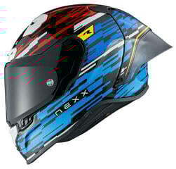 Capacete Nexx X.R3R Glitch Racer Blue/Red