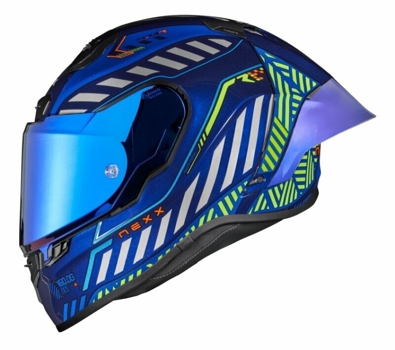 Photos - Motorcycle Helmet Nexx X.R3R Out Brake Indigo Blue XL Helmet 01XR3034128610XL 