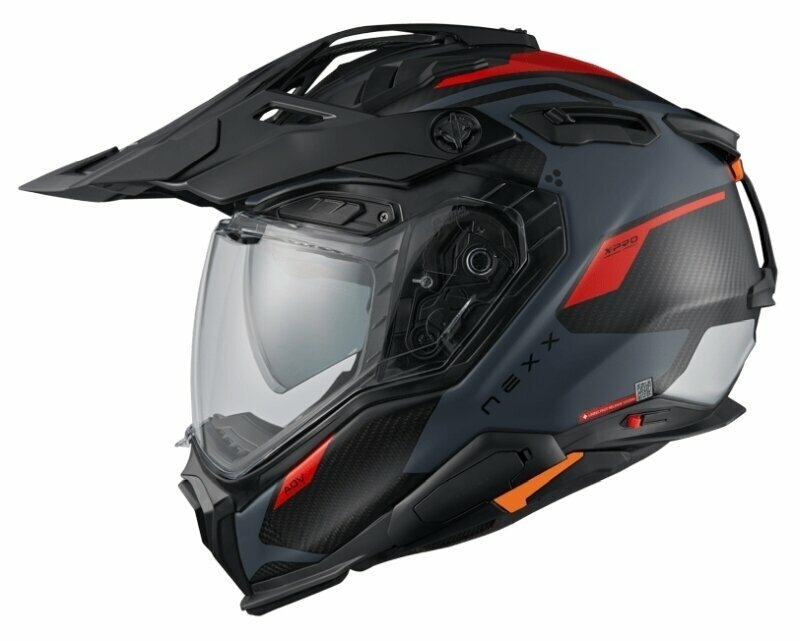 Helm Nexx X.WED3 Keyo Grey/Red MT S Helm