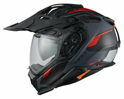 Helm Nexx X.WED3 Keyo Grey/Red MT S Helm - 1