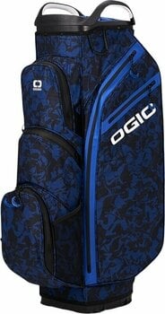 Borsa da golf Cart Bag Ogio All Elements Silencer Blue Floral Abstract Borsa da golf Cart Bag - 1