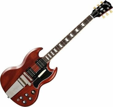Електрическа китара Gibson SG Standard '61 Faded Maestro Vibrola Vintage Cherry - 1