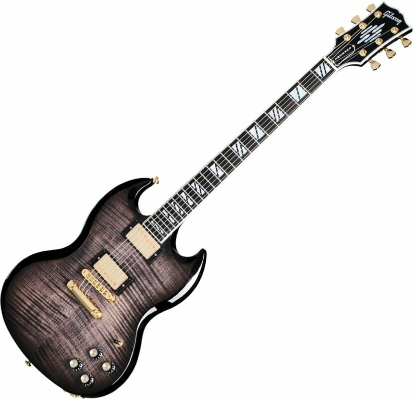 Guitare électrique Gibson SG Supreme Translucent Ebony Burst