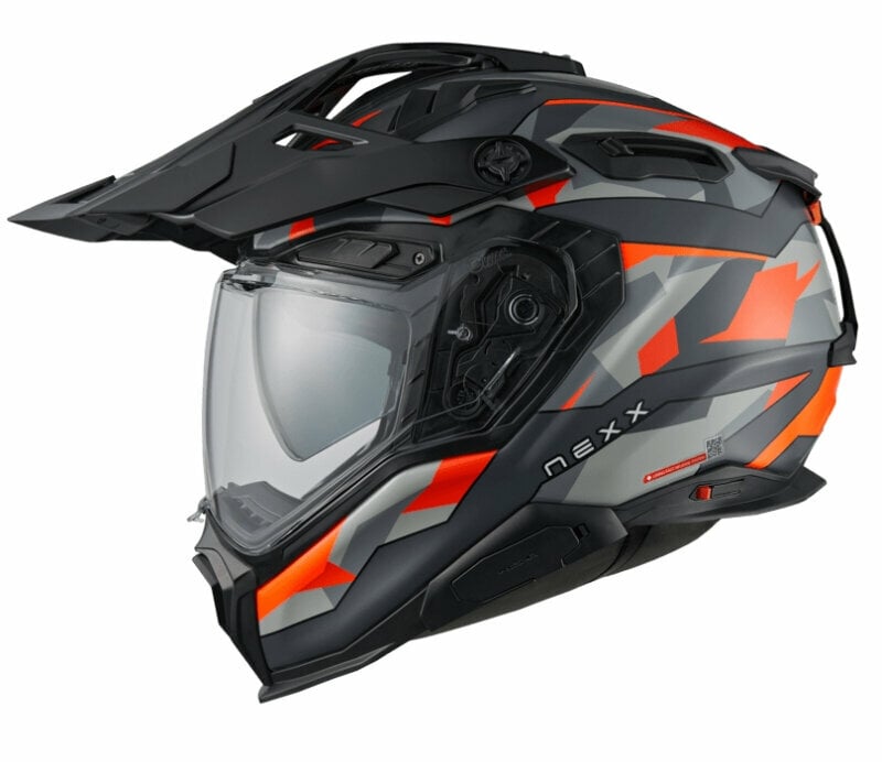 Helm Nexx X.WED3 Trailmania Grey/Orange MT M Helm