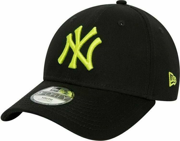 Șapcă New York Yankees 9Forty K MLB League Essential Black/Yellow Child Șapcă