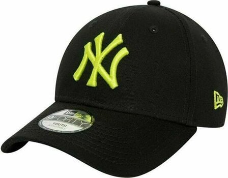 Kasket New York Yankees 9Forty K MLB League Essential Black/Yellow Youth Kasket - 1