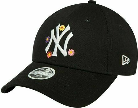 Baseballpet New York Yankees 9Forty W MLB Flower Black/White UNI Baseballpet - 1