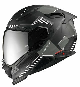 Helm Nexx X.WST3 Fluence Black/Silver MT 2XL Helm - 1