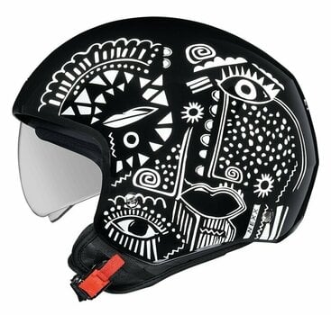 Helmet Nexx Y.10 Artville Black/White L Helmet - 1