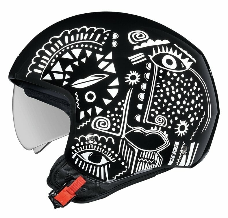 Helm Nexx Y.10 Artville Black/White XS Helm