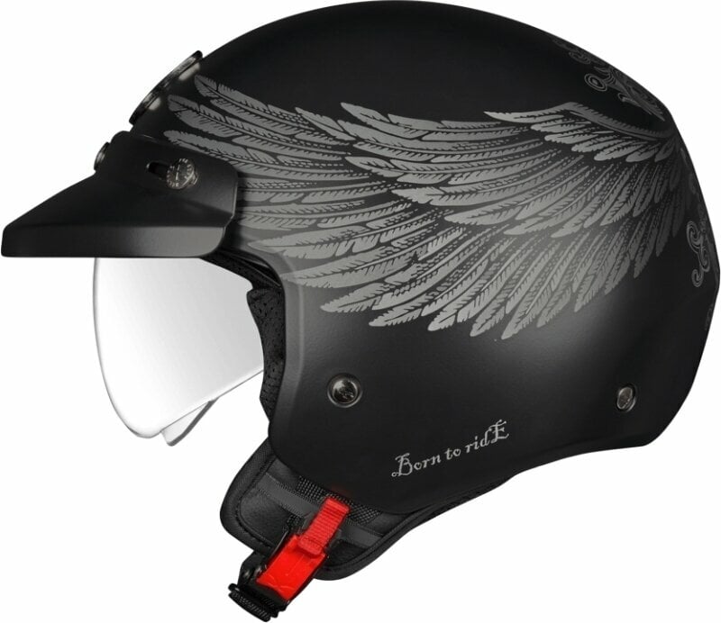 Κράνος Open Face Nexx Y.10 Eagle Rider Black/Grey MT 2XL Κράνος Open Face