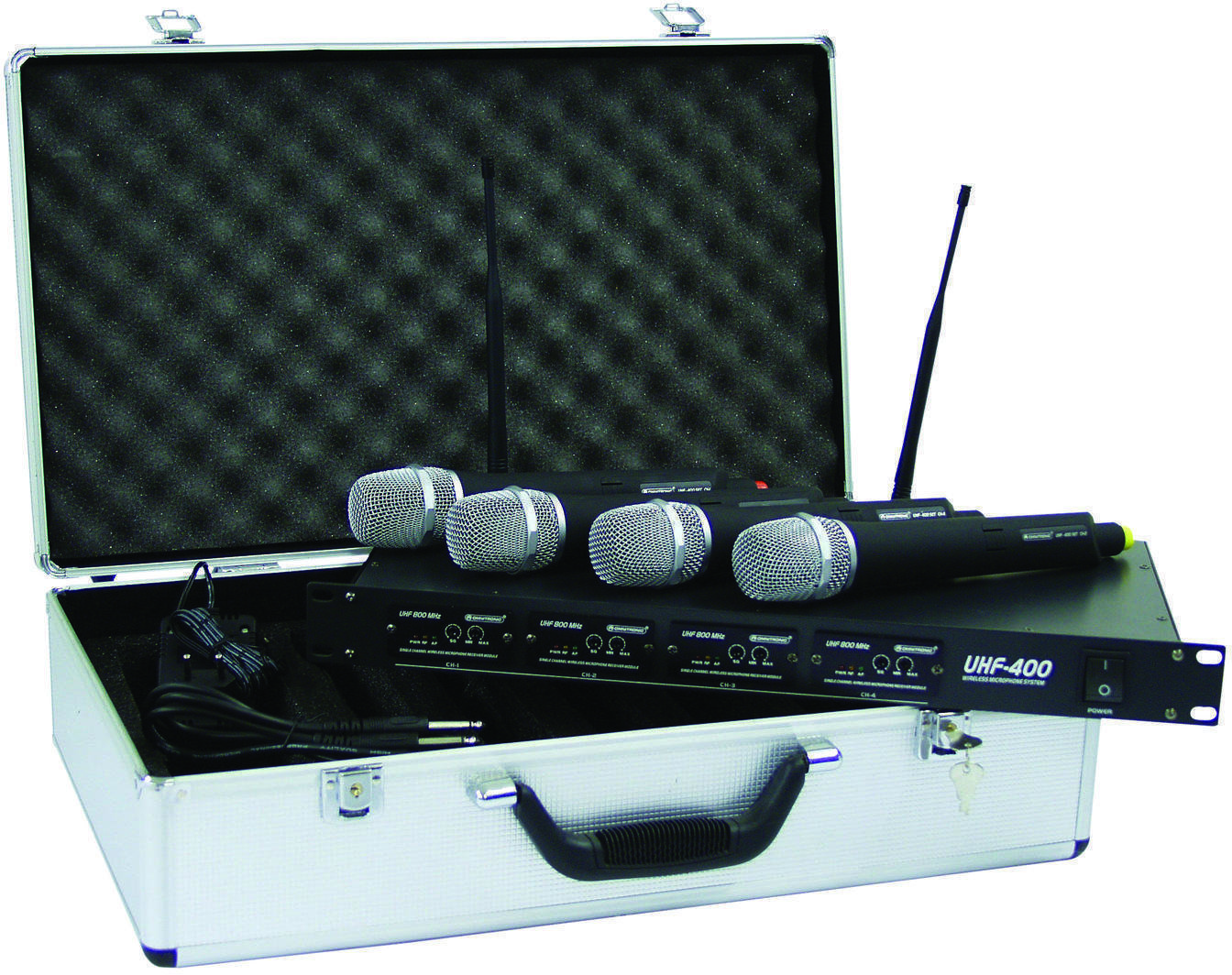 Handheld draadloos systeem Omnitronic UHF-400