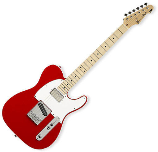 Guitarra eléctrica ESP Ron Wood Fiesta Red
