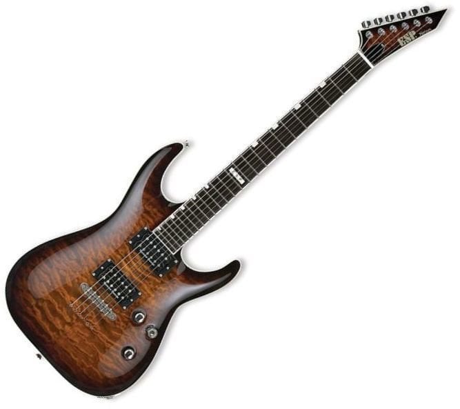 ESP Horizon NT II Dark Brown Sunburst Duncan QM - Muziker
