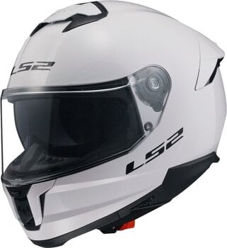 Helmet LS2 FF808 Stream II Solid White L Helmet - 1