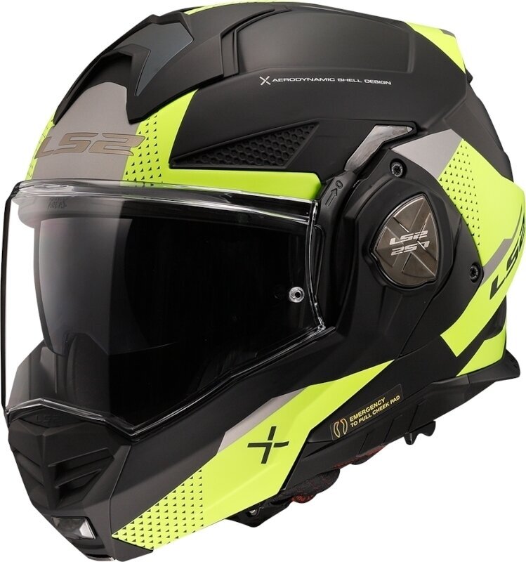 Helm LS2 FF901 Advant X Oblivion Matt Black H-V XL Helm