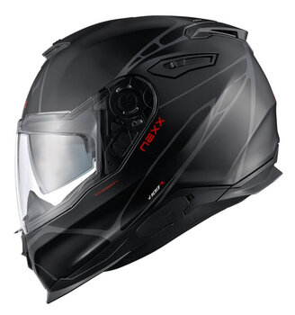 Helm Nexx Y.100 B-Side Black/Grey MT XS Helm - 1