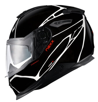 Helmet Nexx Y.100 B-Side Black/White L Helmet - 1