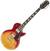 Elektrisk guitar Epiphone Les Paul Modern Figured Magma Orange Fade