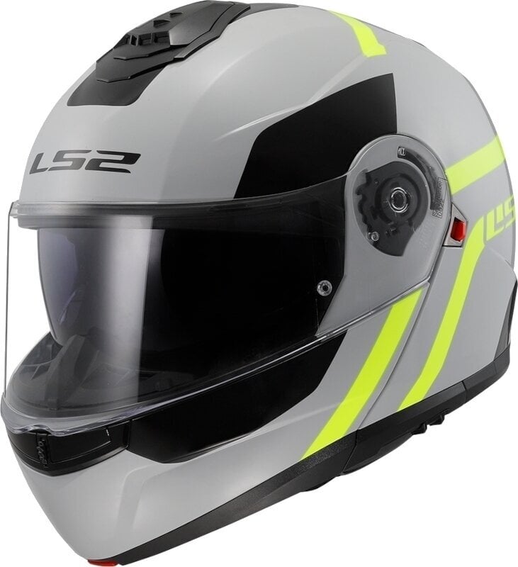 Helmet LS2 FF908 Strobe II Autox Grey/Hi-Vis Yellow 3XL Helmet