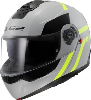 Helmet LS2 FF908 Strobe II Autox Grey/Hi-Vis Yellow S Helmet - 1