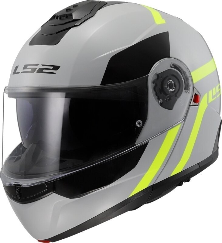 Helm LS2 FF908 Strobe II Autox Grey/Hi-Vis Yellow 2XL Helm