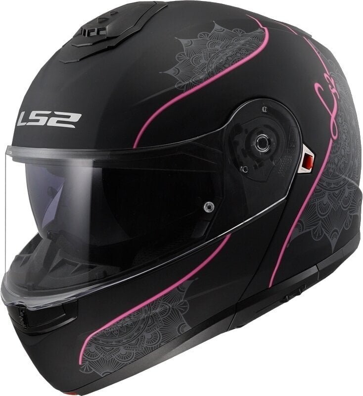 Helm LS2 FF908 Strobe II Lux Matt Black/Pink XS Helm