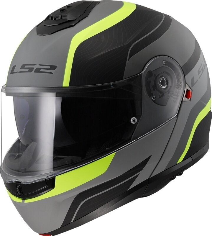 Helmet LS2 FF908 Strobe II Monza Matt Black/Hi-Vis Yellow XS Helmet