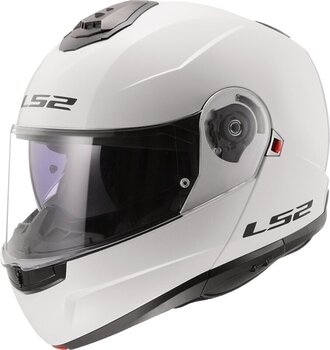 Helm LS2 FF908 Strobe II Solid White 3XL Helm - 1