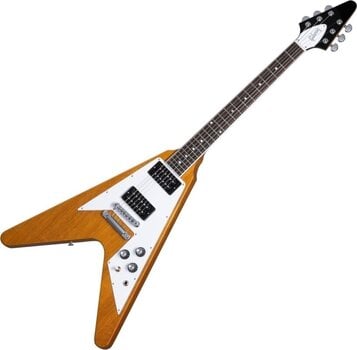 Електрическа китара Gibson 70s Flying V Antique Antique Natural - 1