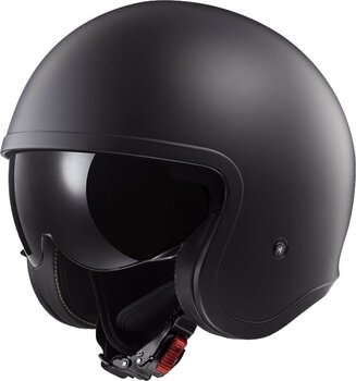 Helmet LS2 OF599 Spitfire II Solid Matt Black S Helmet - 1