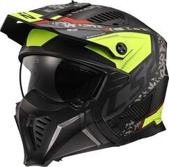 Jethelm LS2 OF606 Drifter Devor Matt Black/Hi-Vis Yellow