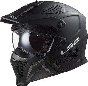 Helmet LS2 OF606 Drifter Solid Matt Black L Helmet - 1