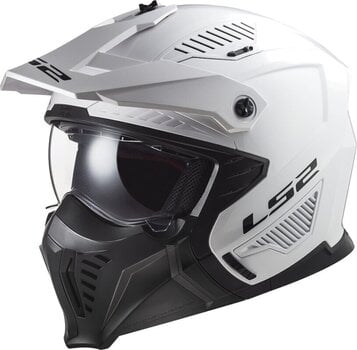 Helmet LS2 OF606 Drifter Solid White L Helmet - 1