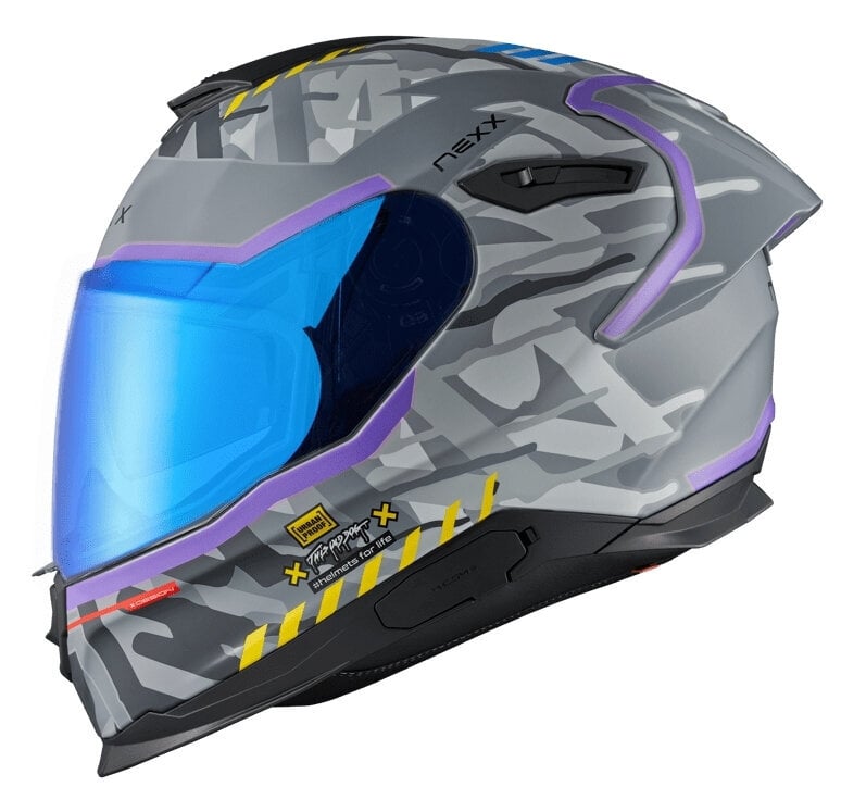 Helm Nexx Y.100R Urbangram Nardo Grey MT L Helm