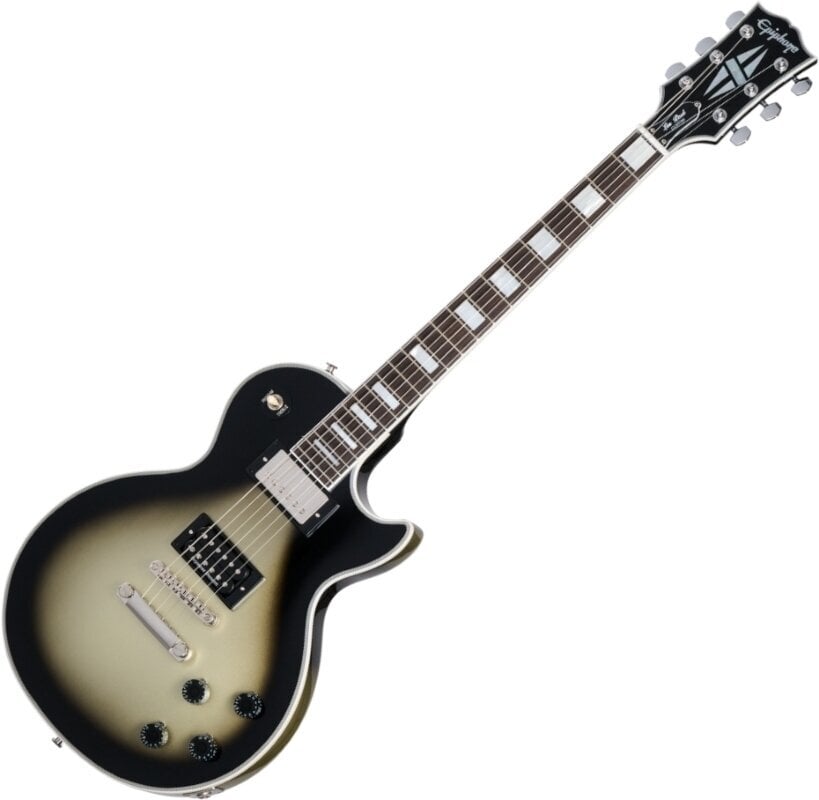 Elektromos gitár Epiphone Adam Jones 1979 Les Paul Custom Antique Silverburst
