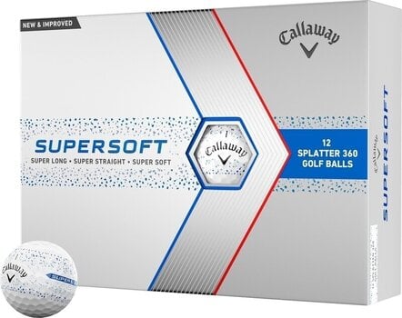 Piłka golfowa Callaway Supersoft Blue Splatter Golf Balls - 1
