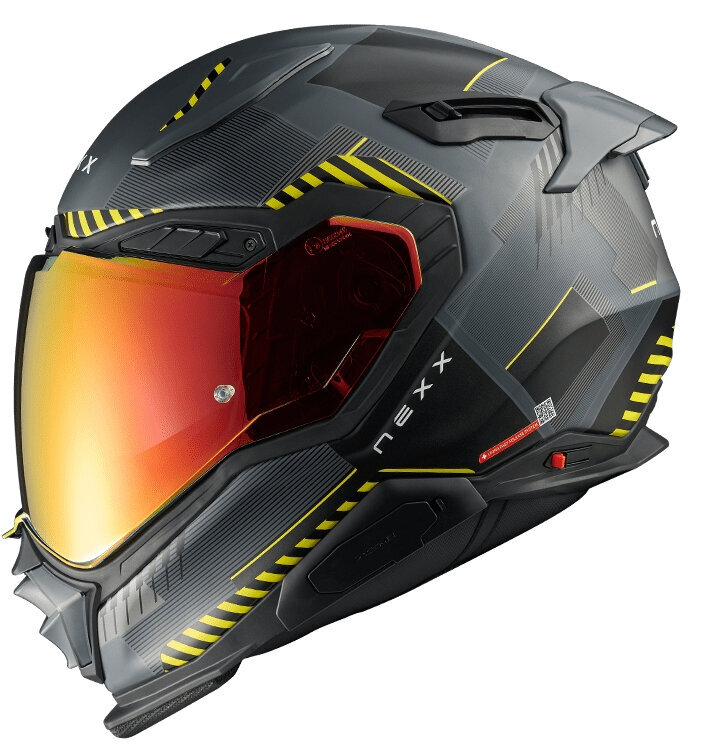 Helmet Nexx X.WST3 Fluence Grey/Yellow MT 2XL Helmet