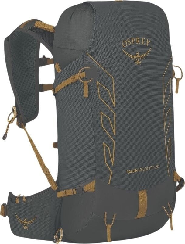 Outdoor ruksak Osprey Talon Velocity 20 Dark Charcoal/Tumbleweed Yellow L/XL Outdoor ruksak
