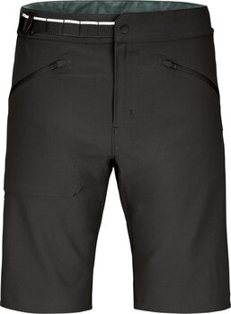 Pantalones cortos para exteriores Ortovox Brenta Shorts Mens Black Raven S Pantalones cortos para exteriores - 1