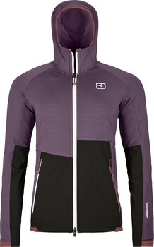 Outdoor Hoodie Ortovox Fleece Rib Hoody Womens Wild Berry XL Outdoor Hoodie - 1